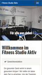Mobile Screenshot of fitness-studio-aktiv.de